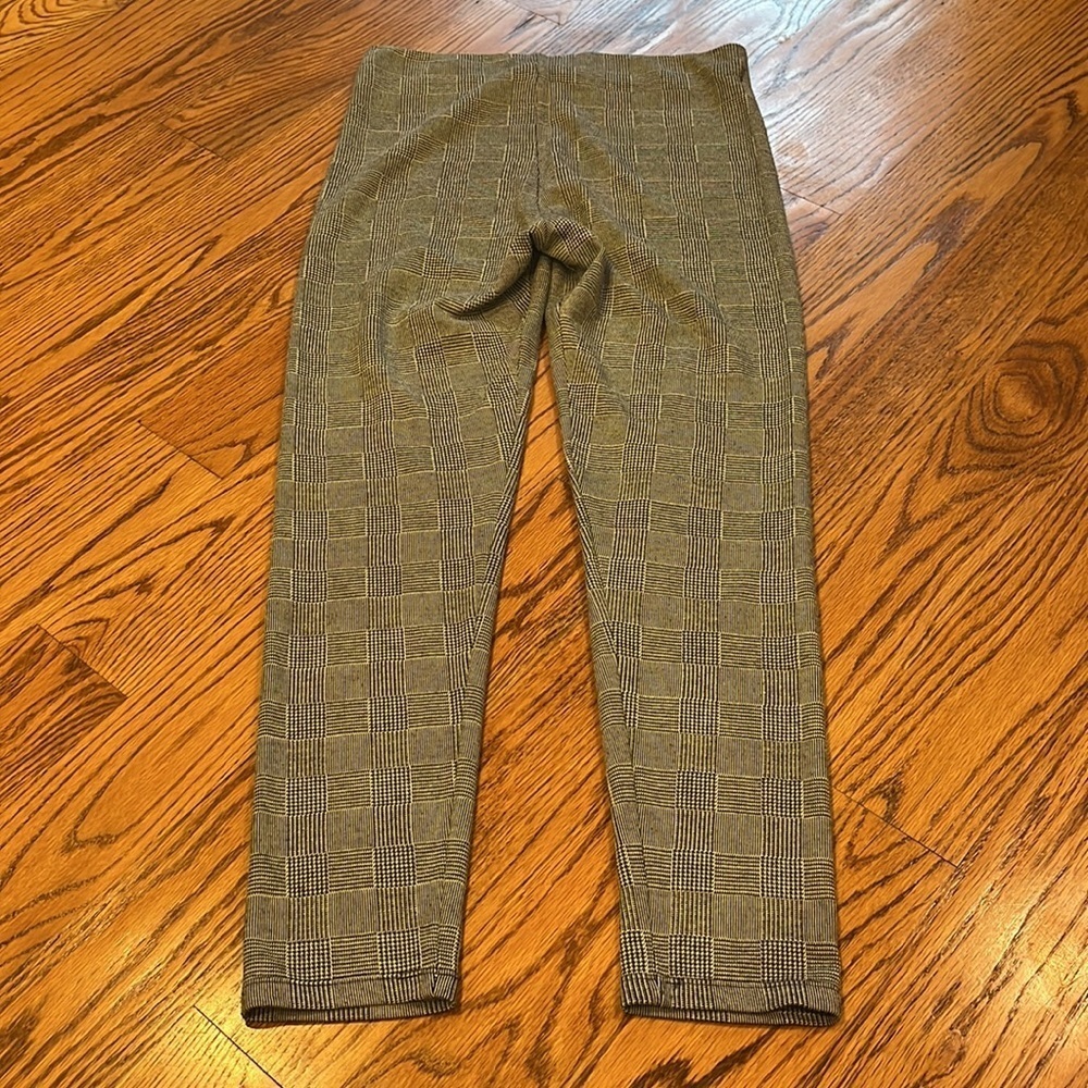 Zara Basic Woman’s Checkerboard Pants Size Us Xl - image 4